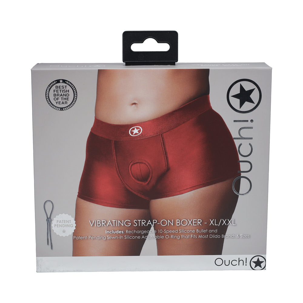 Ouch! Vibrating Strap-on Boxer R XL/XXL
